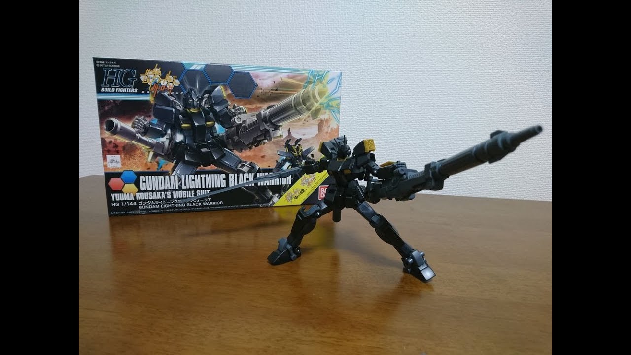 It's not just black!) HGBF 1/144 Gundam Lightning Black Warrior