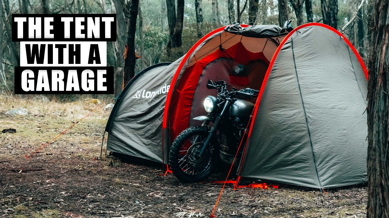 Lone Rider Moto Tent in Extreme Conditions | How it Stands Up
