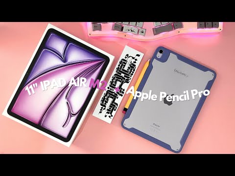 2024 M2 Purple Ipad Air 11inch + Apple Pencil PRO | Unboxing