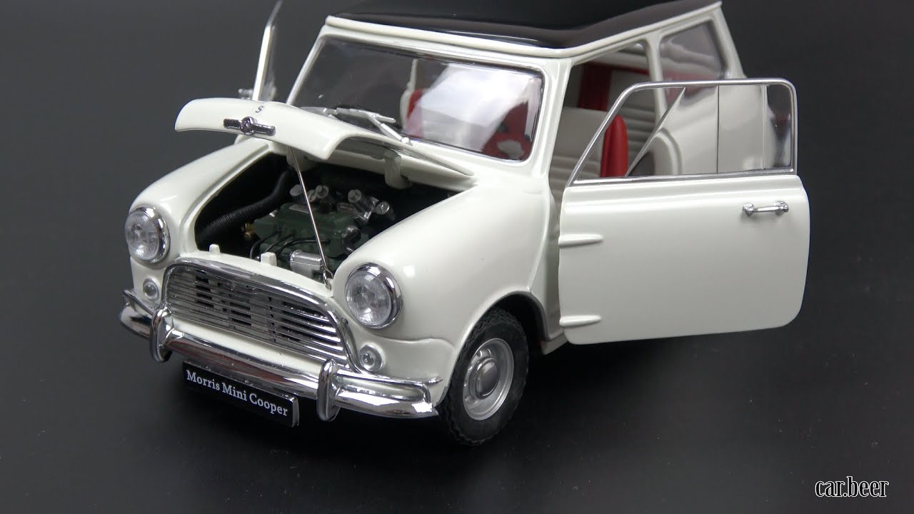 1/18 Morris Mini Cooper 1275s MK 1 White by Kyosho - review - YouTube
