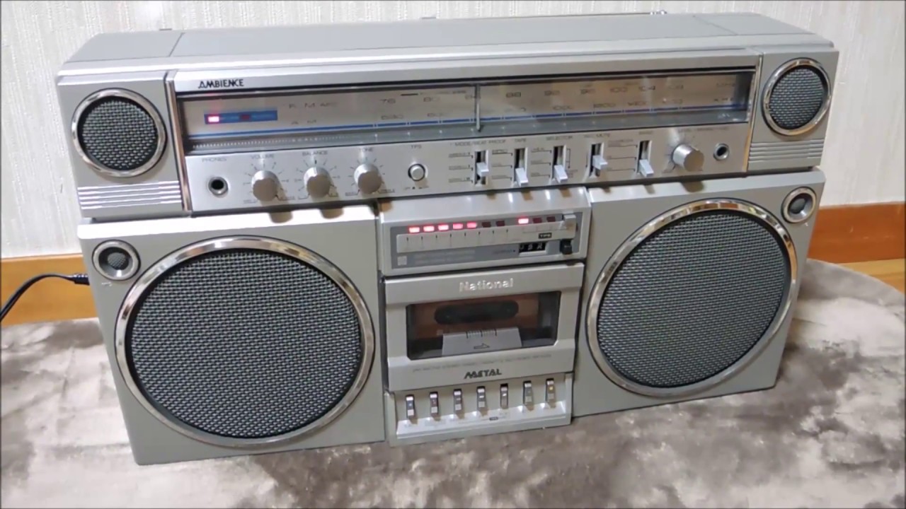 National ラジカセ 「ディスコ50」 紹介・メンテ【RX-5150】 - YouTube