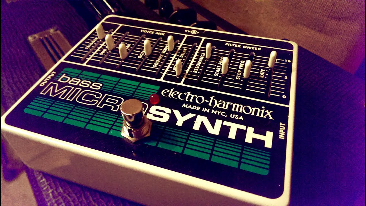 Electro Harmonix Bass Microsynth - YouTube