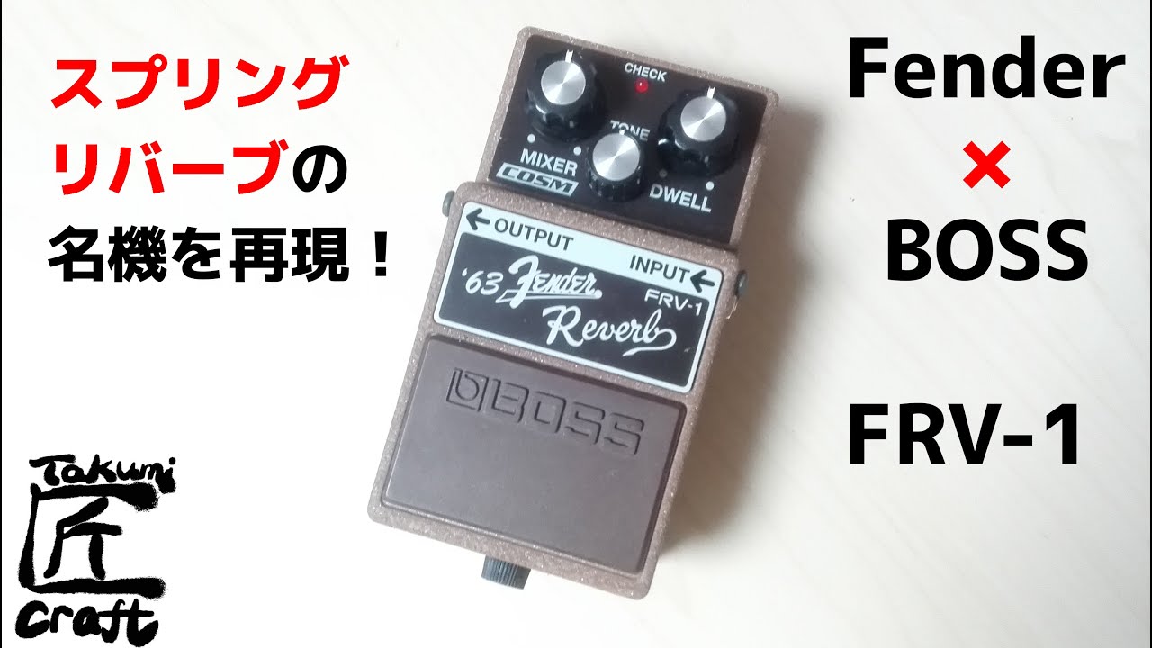 BOSS FRV-1 '63 Fender Reverb Review - YouTube
