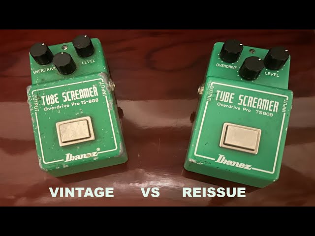Ibanez Tube Screamer TS-808 Shootout (Vintage vs Reissue) - YouTube