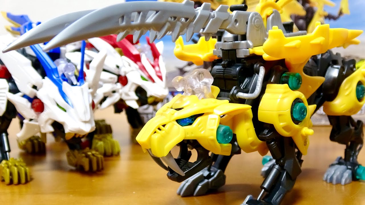 ゾイドワイルド ファングタイガー サーベルタイガー種 ZW19 組み立て