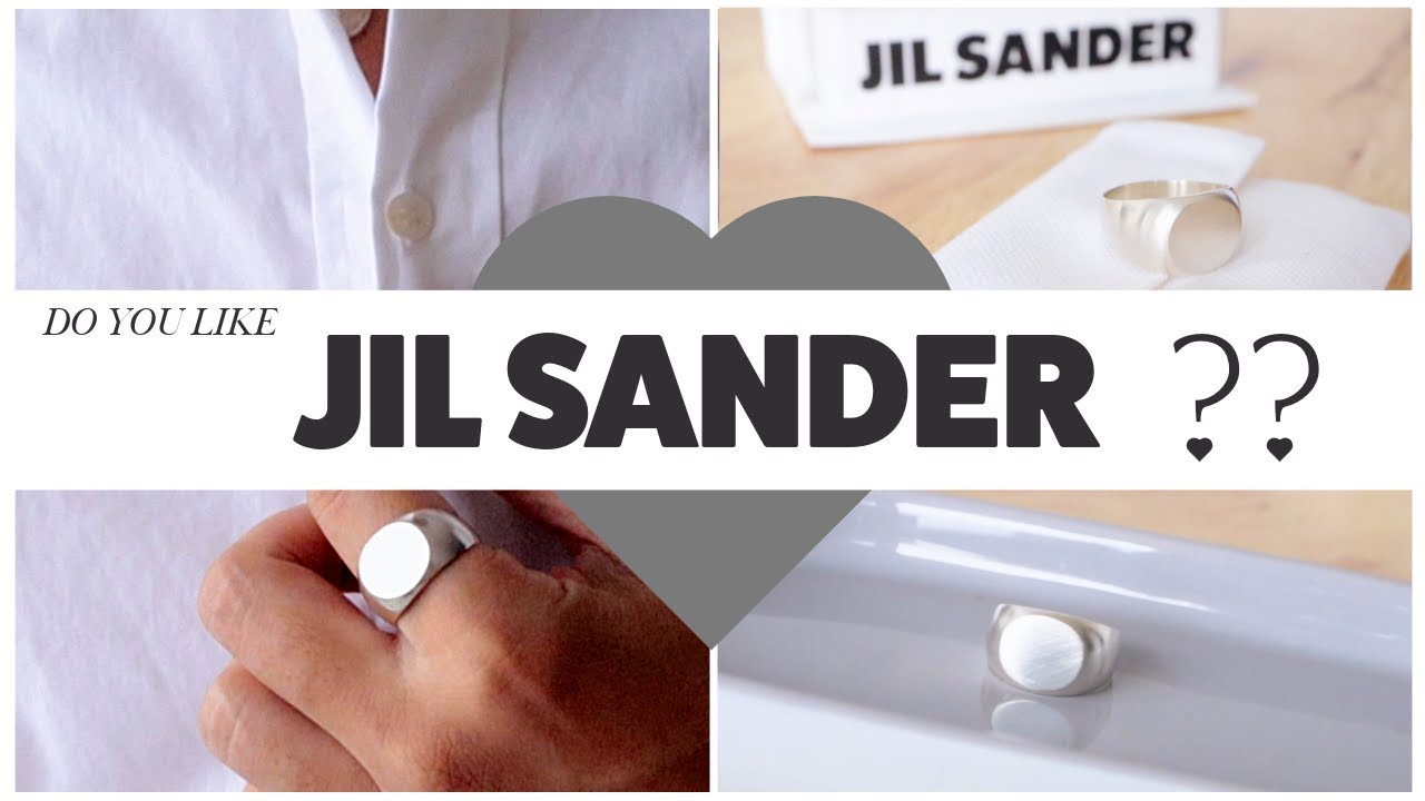 JIL SANDERのミニマルジュエリー | シグネットリングの魅力を徹底解説