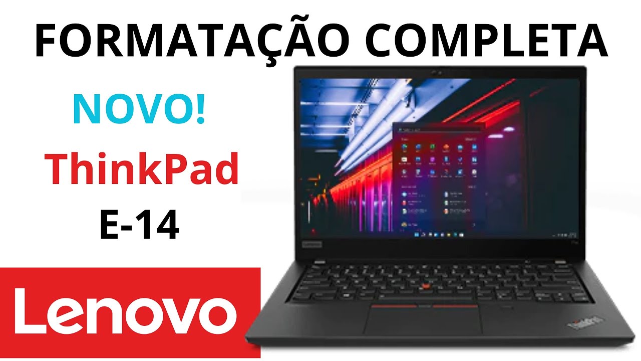 🏆COMO FORMATAR NOTEBOOK LENOVO THINKPAD - YouTube