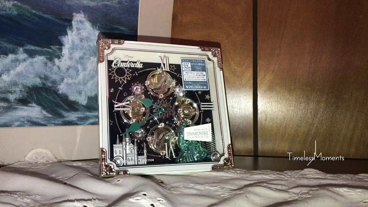 RHYTHM x DISNEY Cinderella Karakuri Clock - 4RH784MC03 （リズム