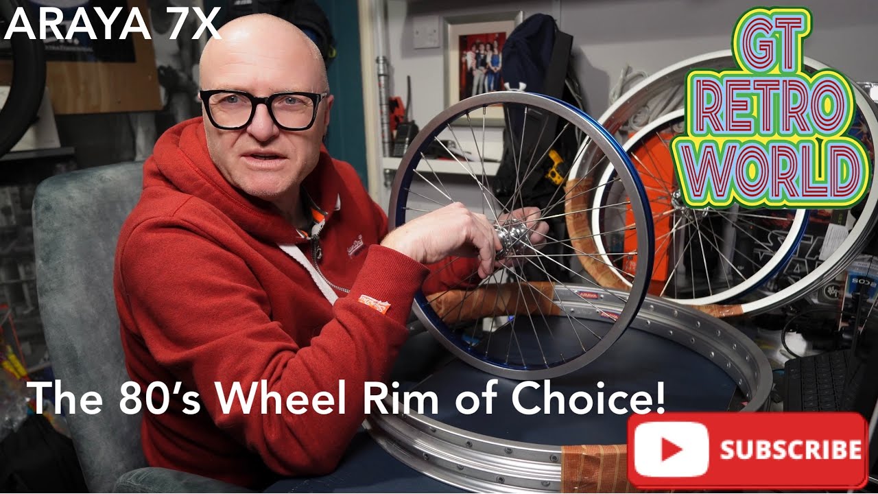 The 1980's ARAYA 7X BMX/MTB Bicycle Wheel Rim,The Toughest just