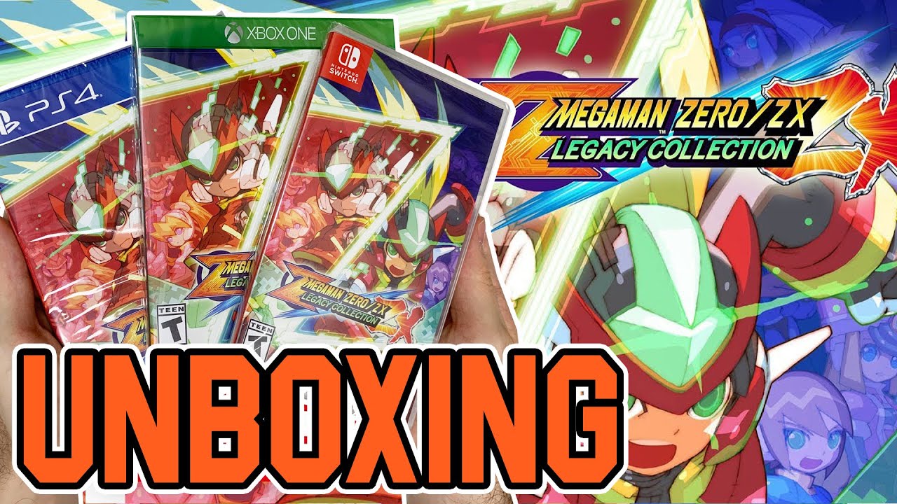 Mega Man Zero/ZX Legacy Collection (Xbox One/PS4/Switch) Unboxing