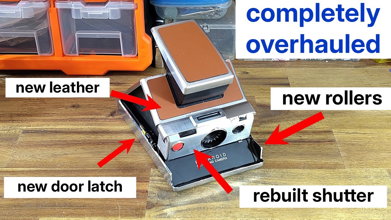 Fully overhauling a Polaroid SX-70 - Ground-up restoration and