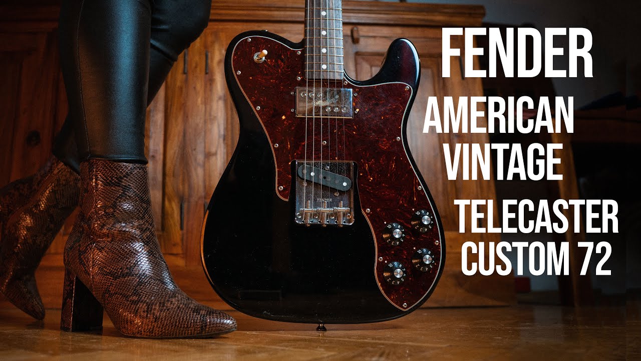 Fender American Vintage Telecaster Custom 72 SHOWCASE - YouTube