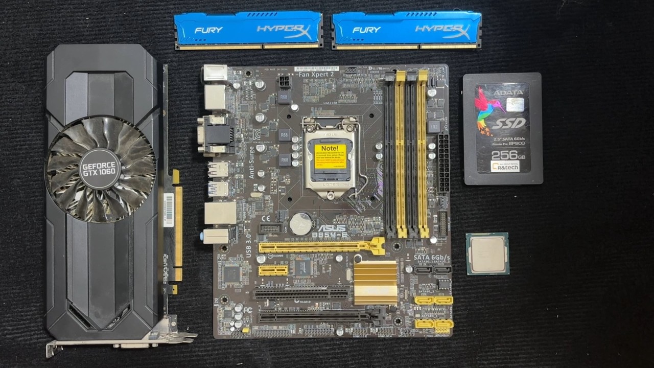 I7 4790k + GTX 1060 6GB Low Budget Gaming PC Build - YouTube