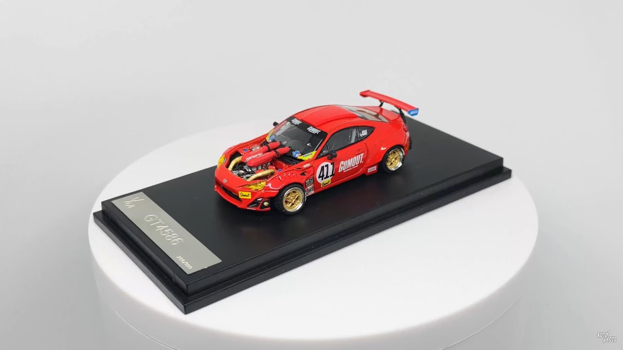 HKM/DCM 1/64 - Toyota Ferrari GT4586 Drift Car by Ryan Tuerck