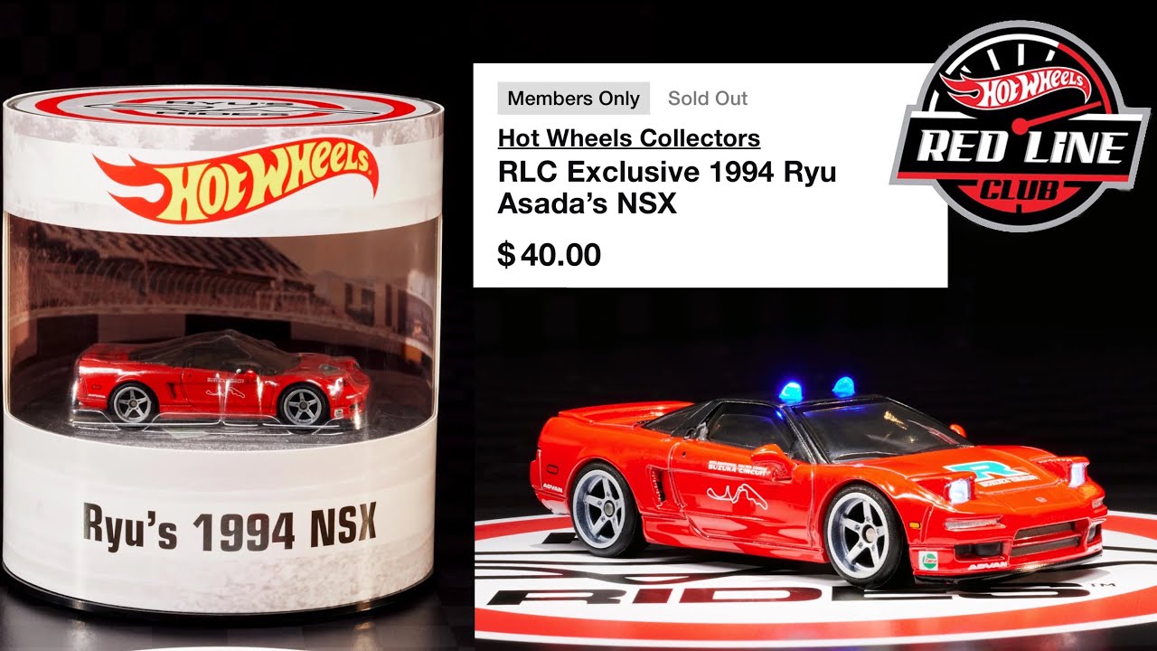 Hot Wheels RLC Ryu Asada Tribute 94 NSX | Unboxing and Review