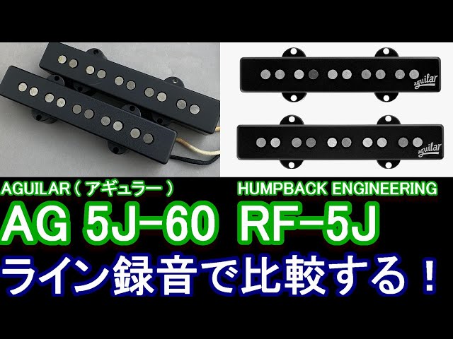 Pick Up！】AGUILAR vs HUMPBACK ENGINEERING ライン録音で
