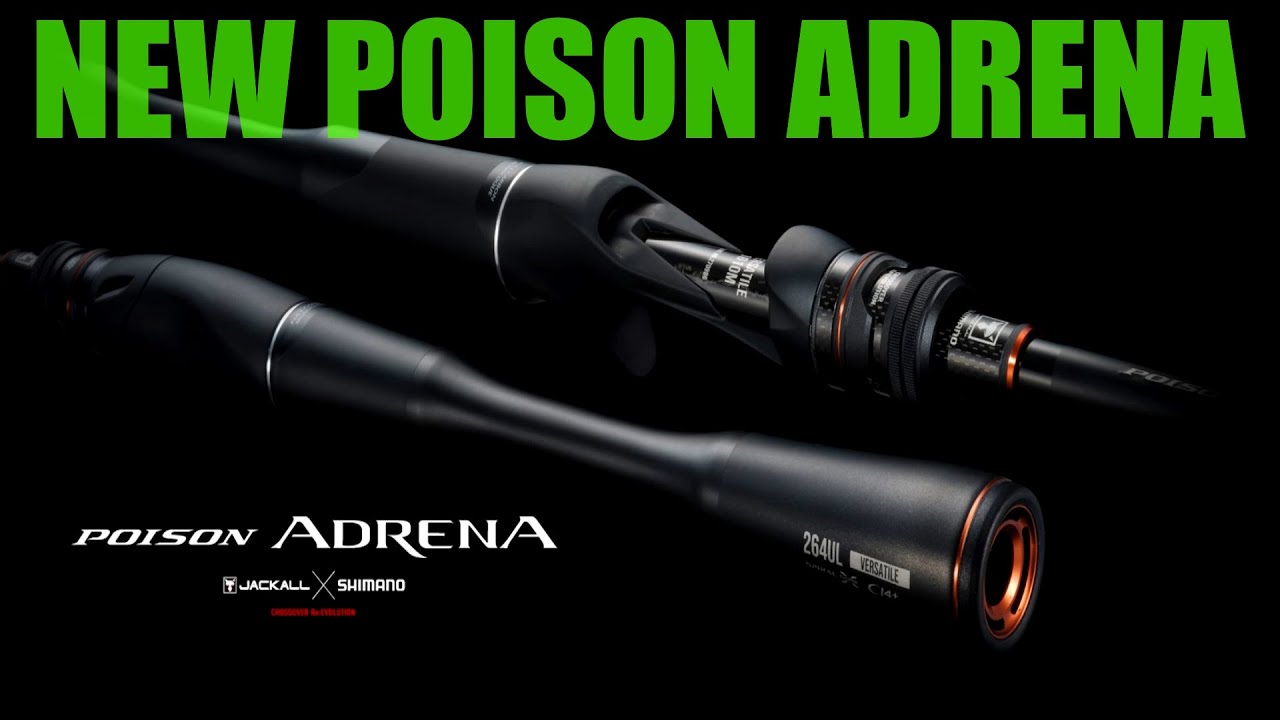 2024 NEW POISON ADRENA RODS from Shimano/Jackall - YouTube