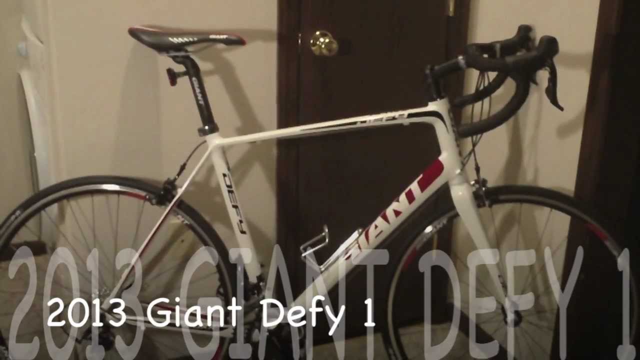 2013 Giant Defy 1 Bike Review and specs - YouTube