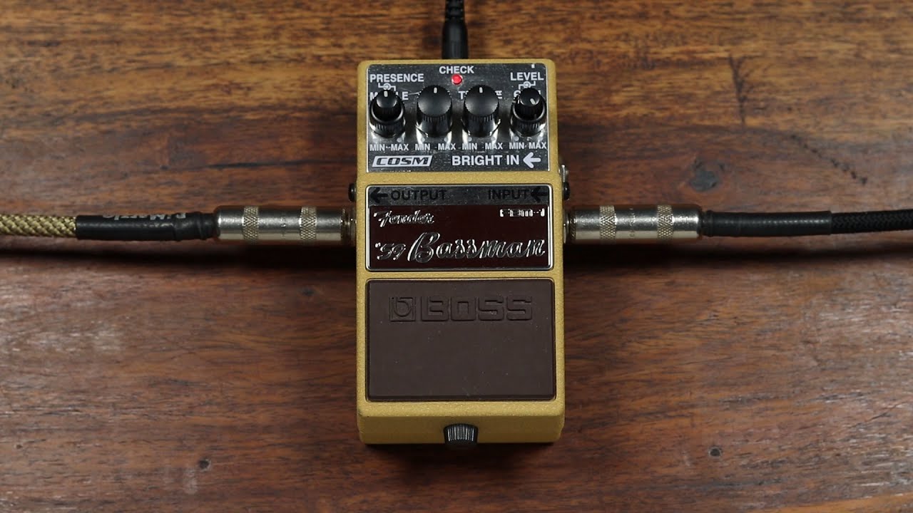 Boss FBM-1 Fender '59 Bassman - YouTube