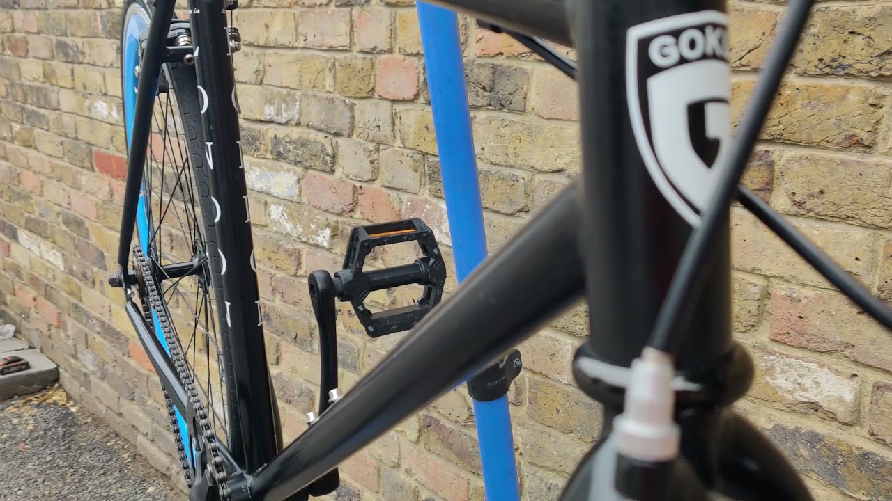 700c GOKU LONDON Single Speed Fixie Road Bike (4554) - YouTube