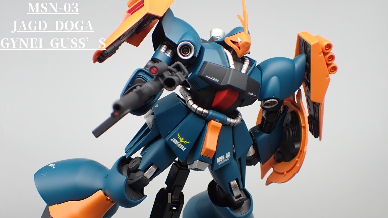 HGUC ヤクトドーガ（ギュネイ機） 全塗装 - YouTube