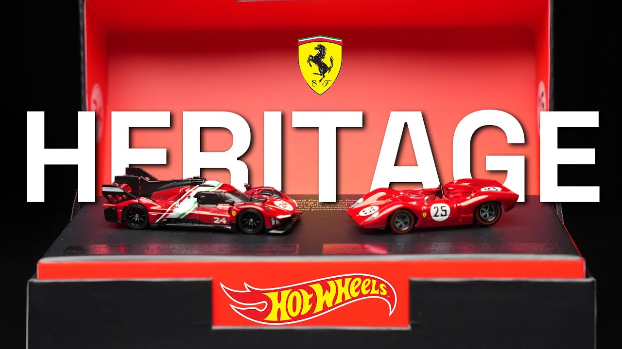 Unboxing/Showcase: Hot Wheels x Ferrari Heritage Set - YouTube