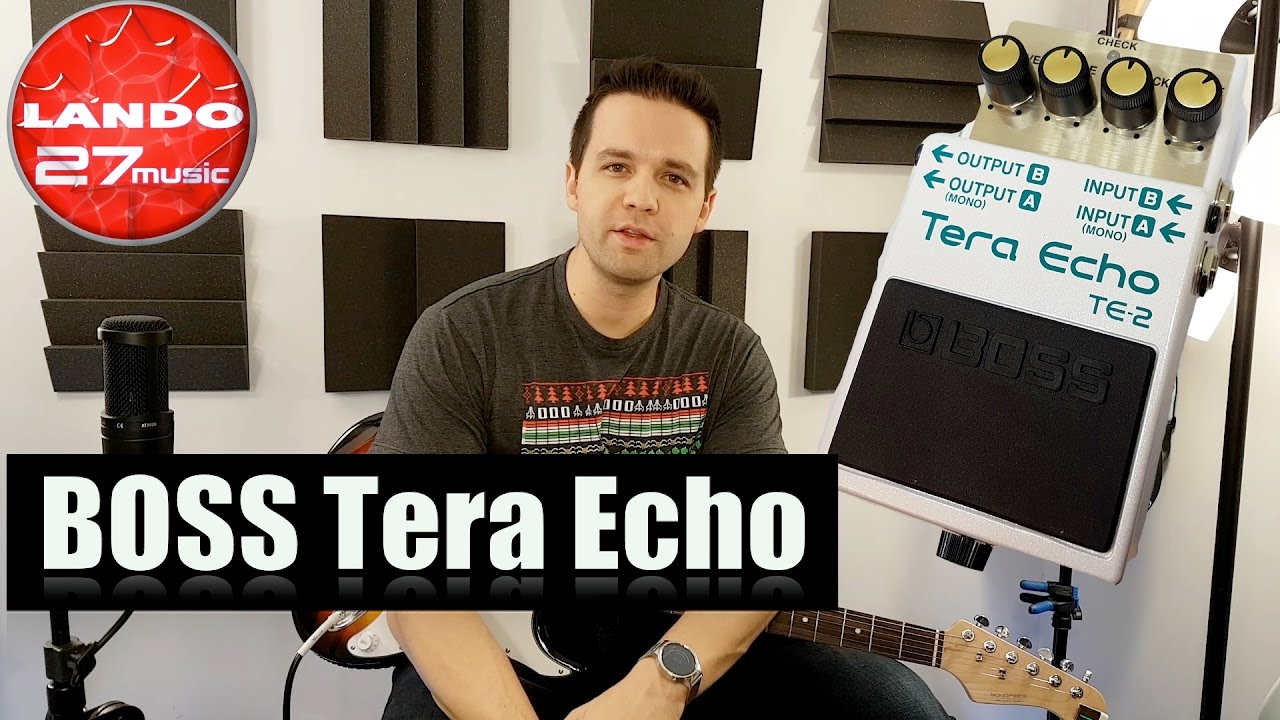 Boss Tera Echo TE-2 - pedal demo/review - YouTube
