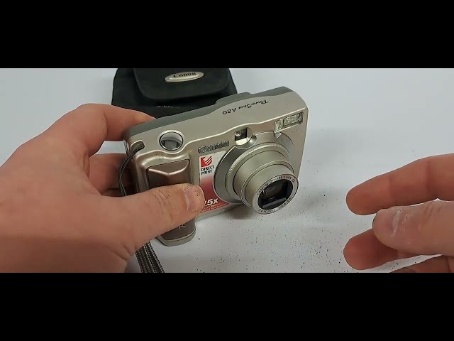 2001 Canon PowerShot A20 Digital Camera Full Test with Pictures