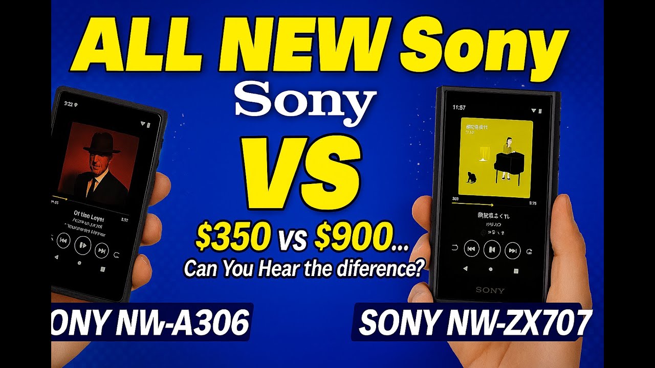 Sony NW-A306 vs Sony NW-ZX707 – One's Fancy, One's Feisty! - YouTube