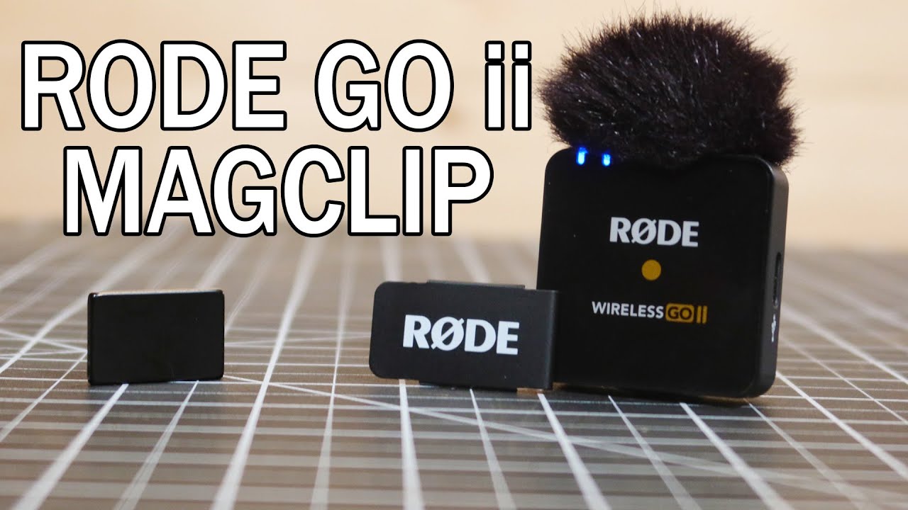 Rode Wireless Go ii Magclip [Hide your rode wireless mic] - YouTube