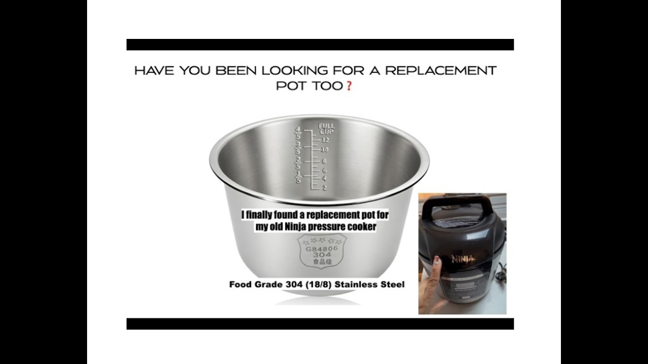 Looking for a Ninja ( old ) Pressure Cooker Pot Replacement - YouTube