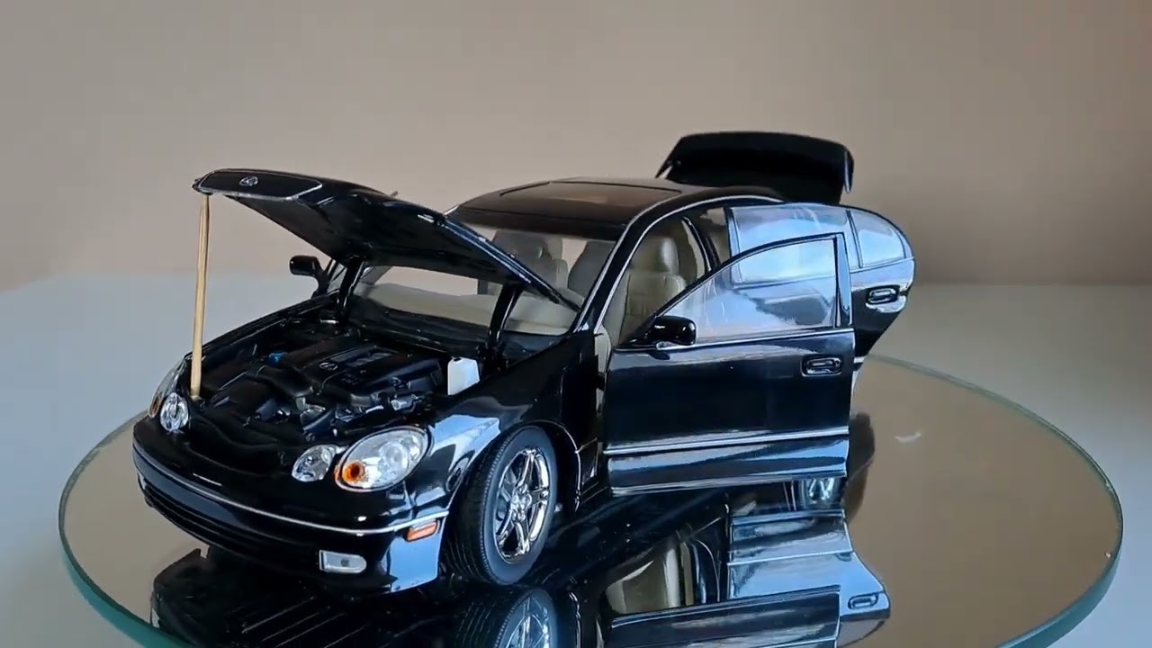 Lexus GS 400 Rare Vintage Black 1:18 V8 S160 Toyota Crown Toy