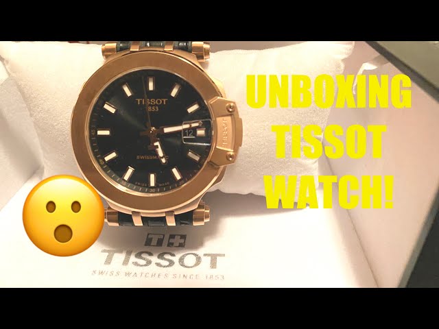 TISSOT T-RACE SWISSMATIC Watch Unboxing T115.407.37.051.00 - YouTube