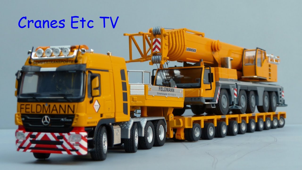 Conrad Mercedes-Benz Titan Tractor + Goldhofer Trailer 'Feldmann