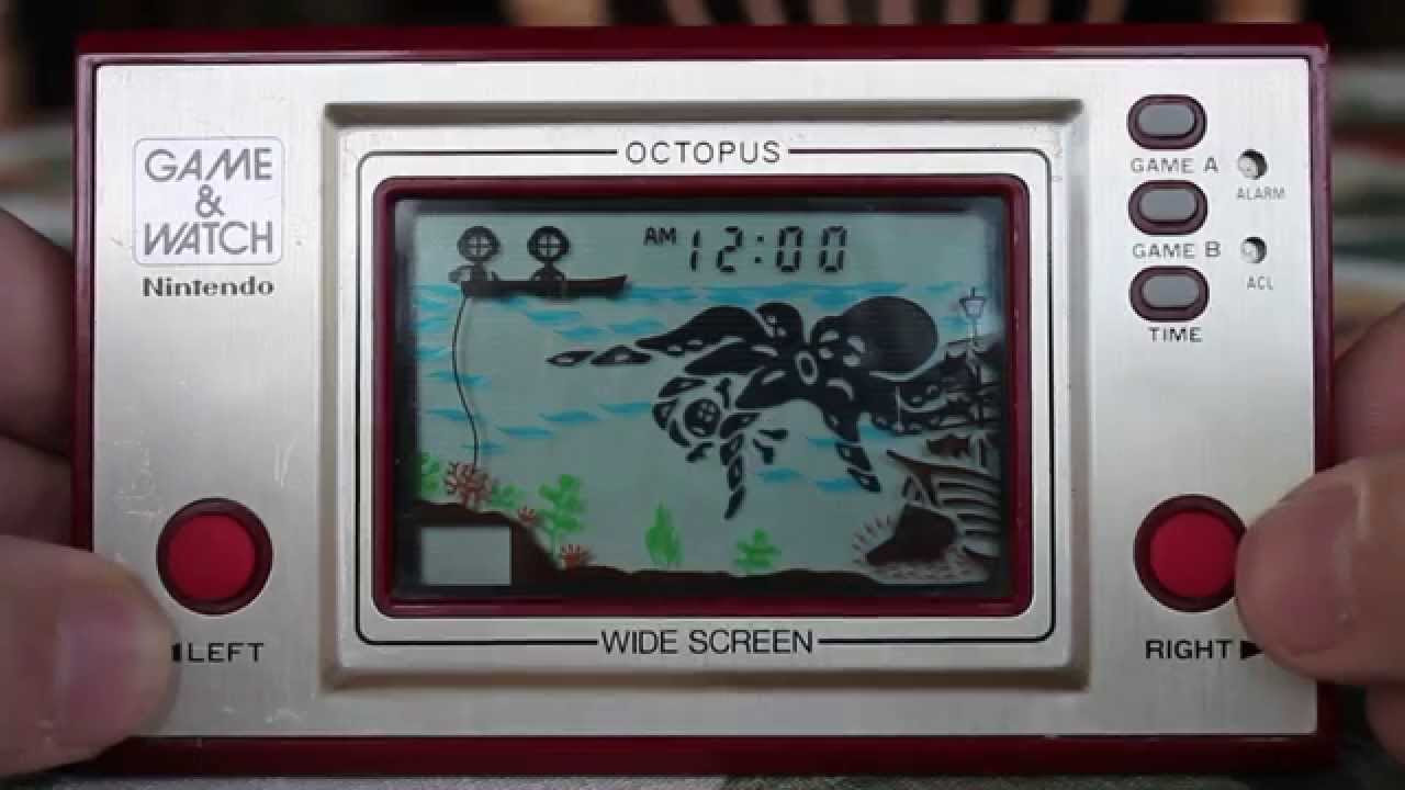 Game & Watch: Octopus - GAMEPLAY - YouTube