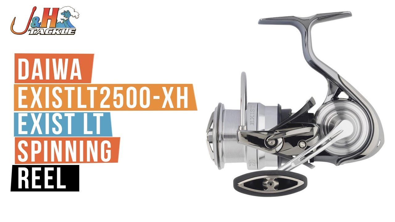 Daiwa EXISTLT2500-XH Exist LT Spinning Reel | J&H Tackle - YouTube