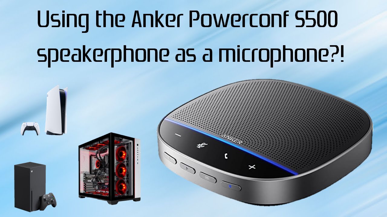 Anker Powerconf S500 as a wireless micrphone for streaming?! - YouTube
