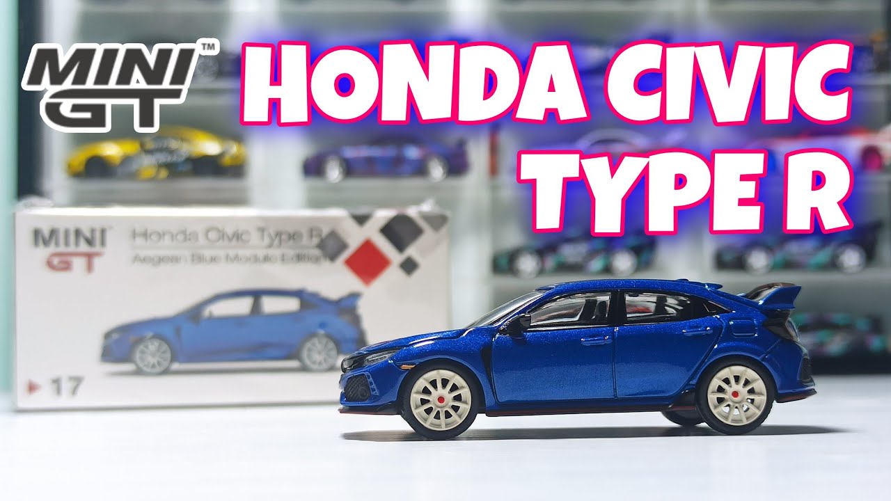 MINI GT HONDA CIVIC TYPE R AEGEAN BLUE MODULO EDITION / SIMPEL