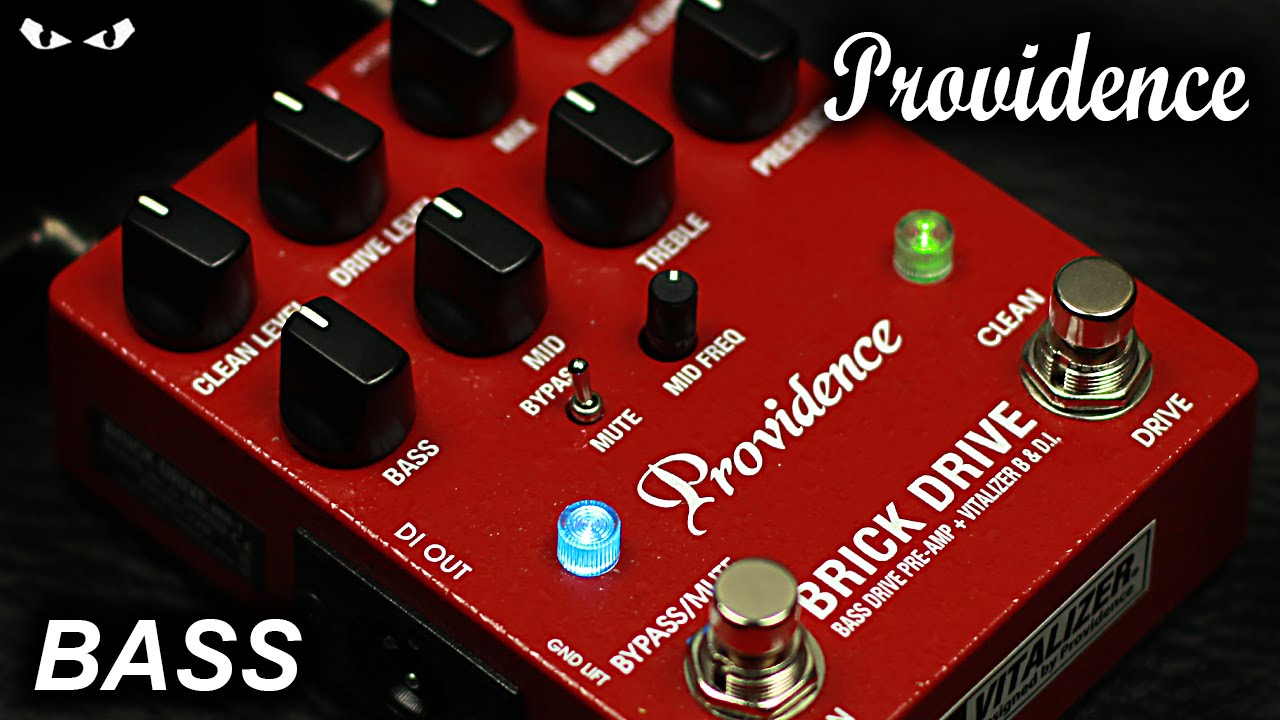 Providence BDI-1 Brick Drive Overdrive - BASS Demo - YouTube