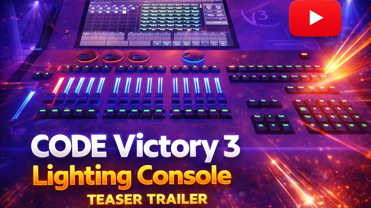 CODE Victory 3 Four Universe Stage Lighting Console - YouTube