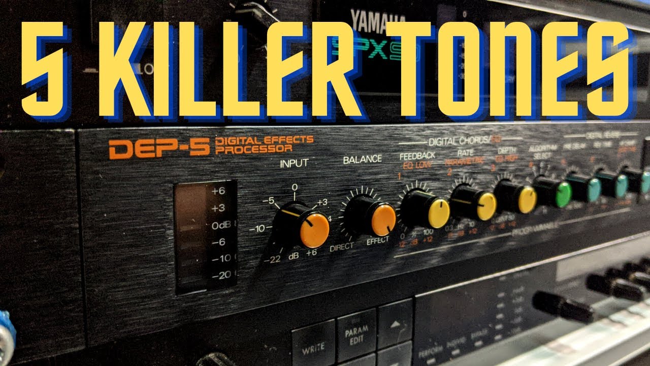 Roland DEP-5 - 5 Killer Tones - YouTube