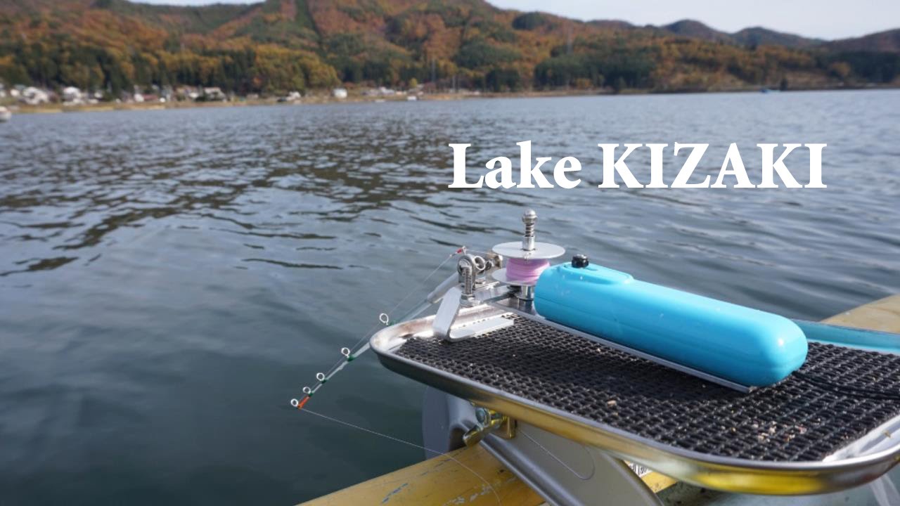 木崎湖】自作電動リールでワカサギ釣り - YouTube