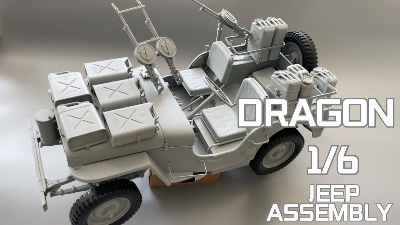 Dragon 1/6 SAS 4x4 Desert Raider assembly - YouTube