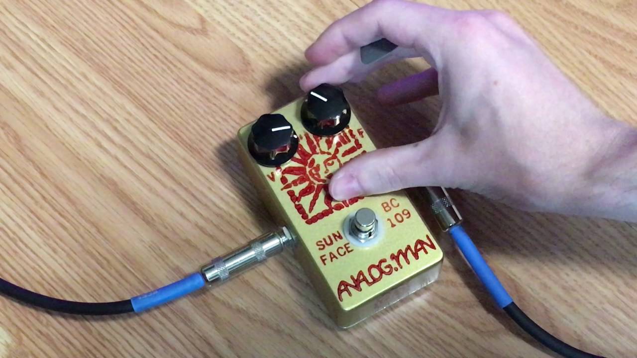 AnalogMan SunFace BC109 Demo - YouTube