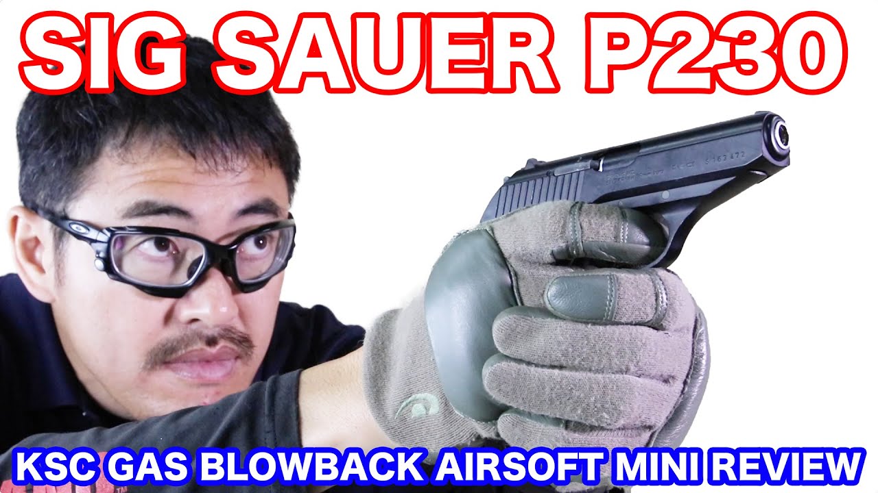 KSC SIG SAUER P230 GBB Mini Review Mac Sakai's Review Video #565