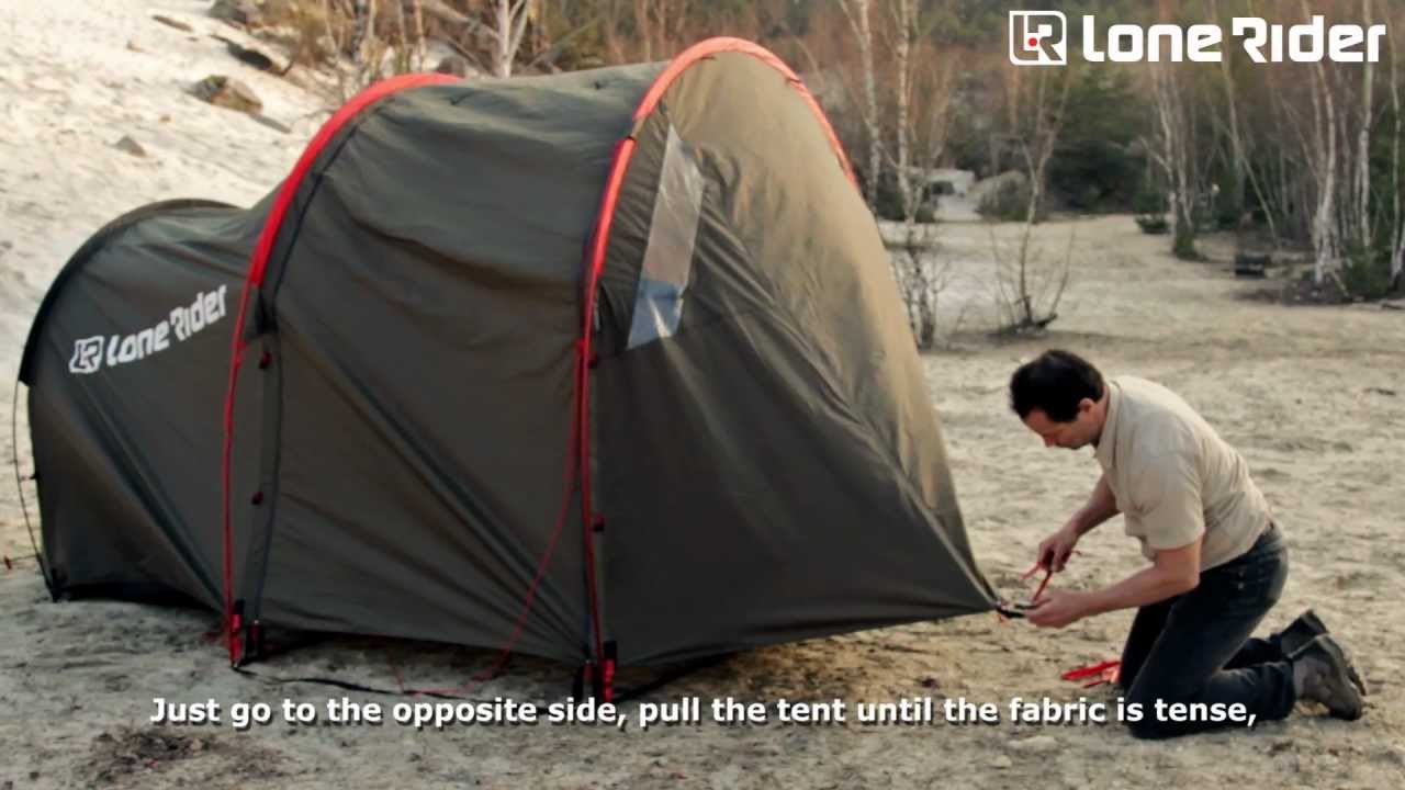 How to set up the Motorcycle Tent MOTOTENT - YouTube