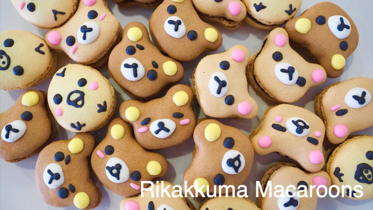 9 Rilakkuma Macaroons リラックママカロン / Nur Maki's Kitchen