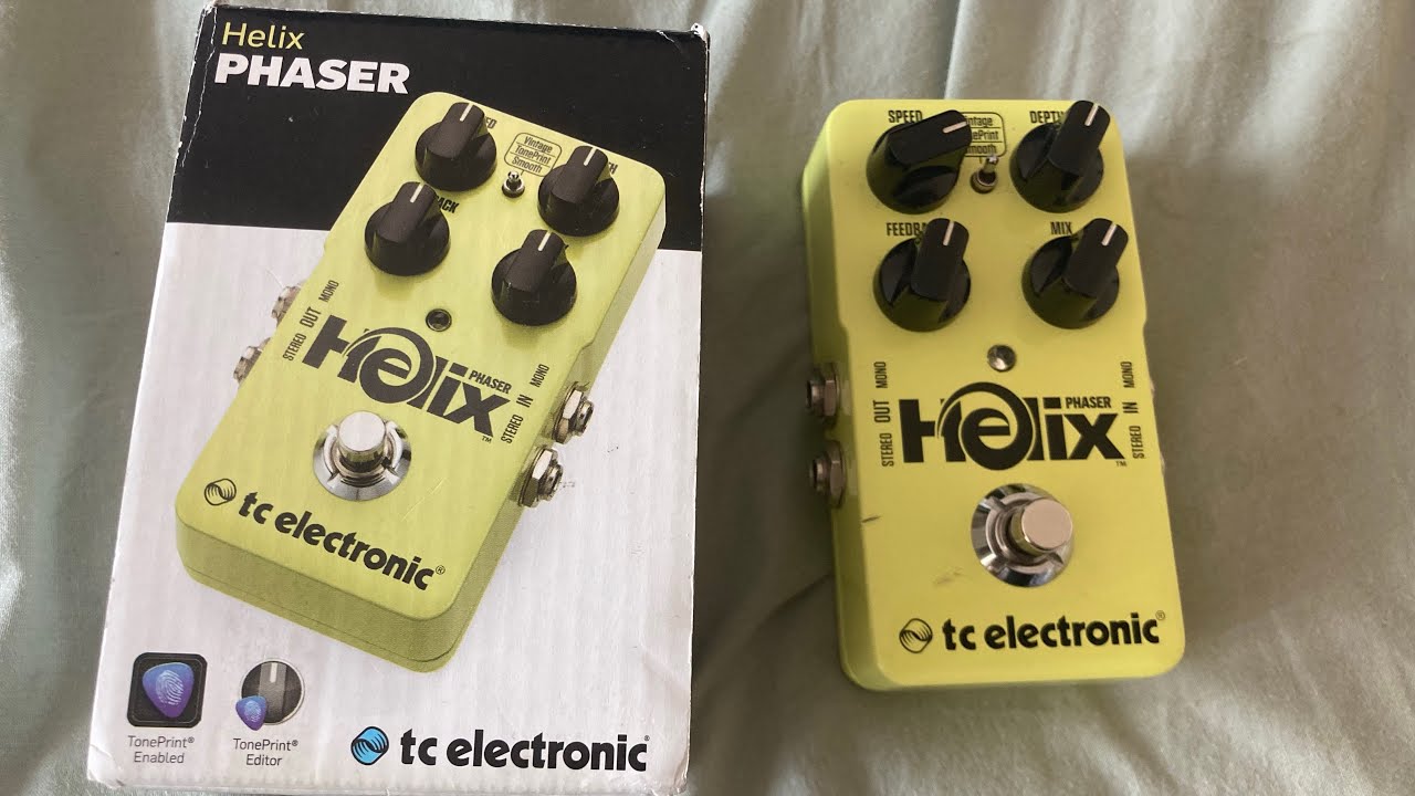 TC Electronic Helix Phaser Guitar Effect Pedal (honest review