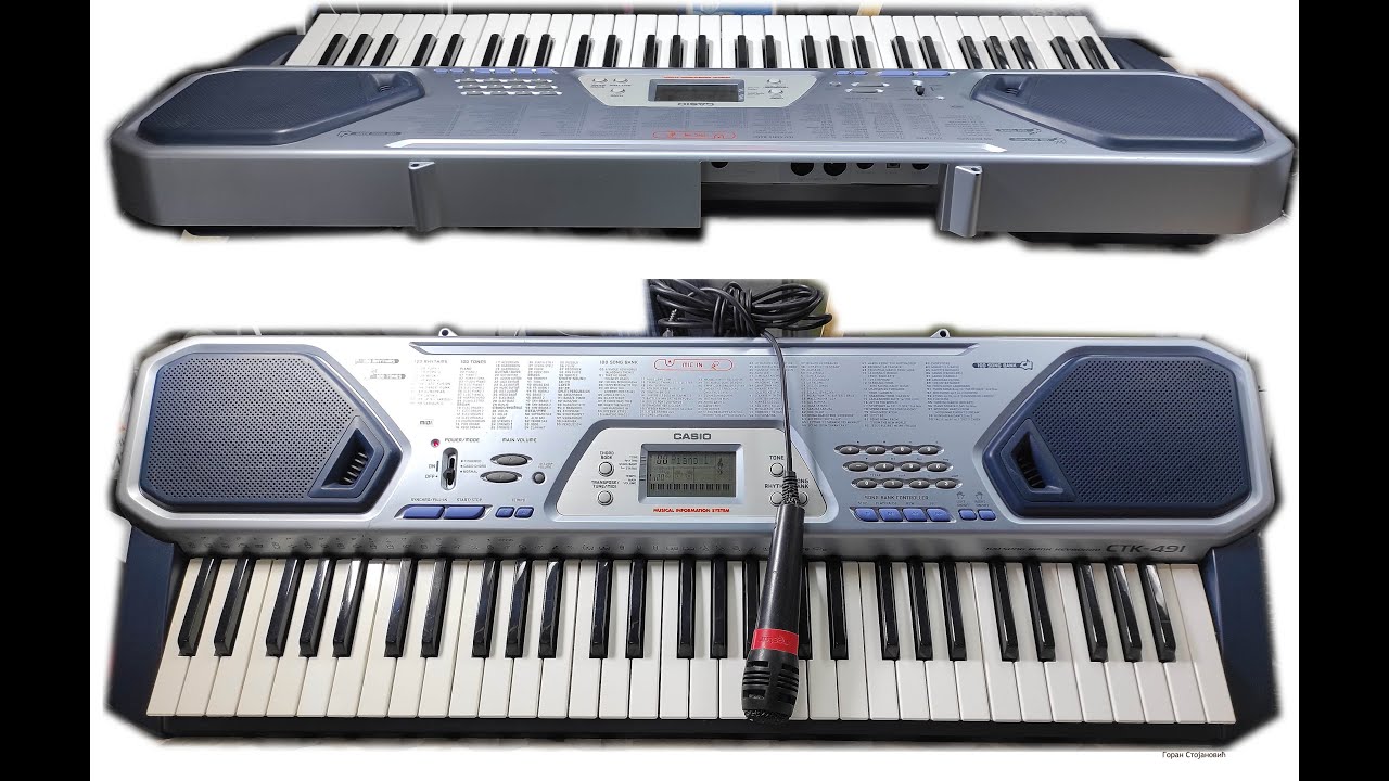 CASIO CTK-491 (sound and styles demonstration) - YouTube