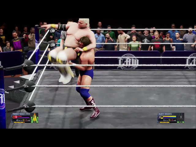 WWE 2K20】ロディ・パイパー vs ダスティ・ローデス - YouTube